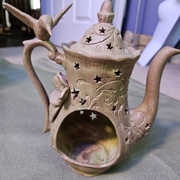 Ceramic Teapot Tealight - Picture 1 of 13
